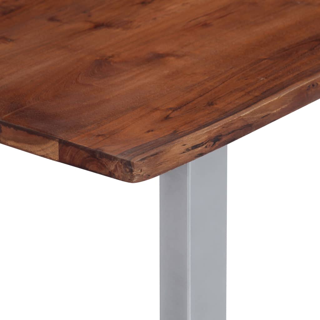 Table basse bois foncé