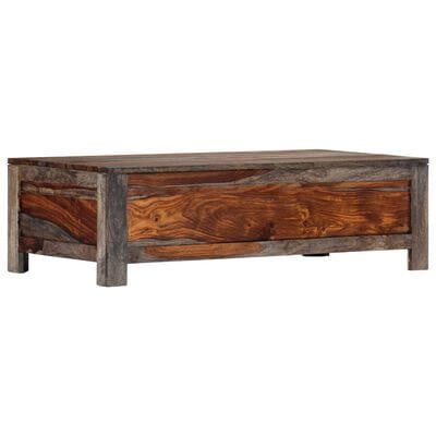 Table basse bois gris