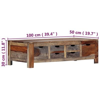 Table basse bois gris