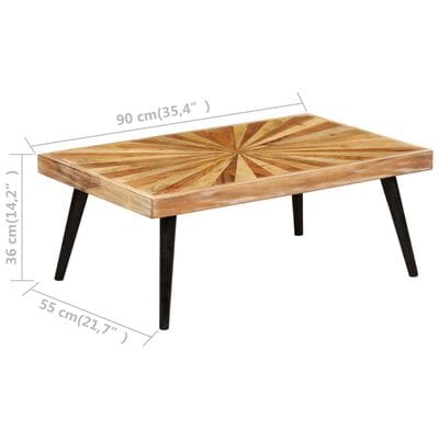 Table basse bois manguier