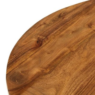 Table basse bois massif ronde