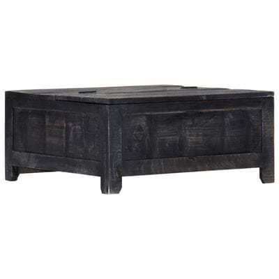 Table basse bois noir