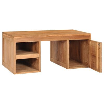 Table basse bois rangement