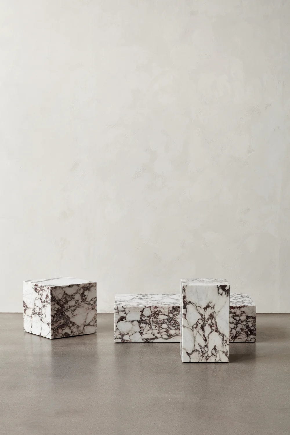 Table basse cube marbre