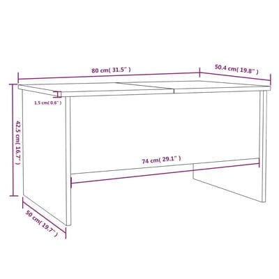 Table basse dépliable