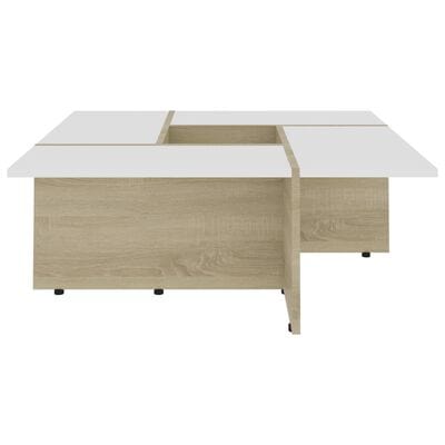 Table basse design blanc de salon