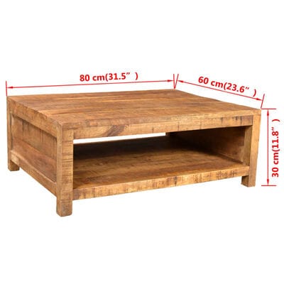 Table basse en bois maison