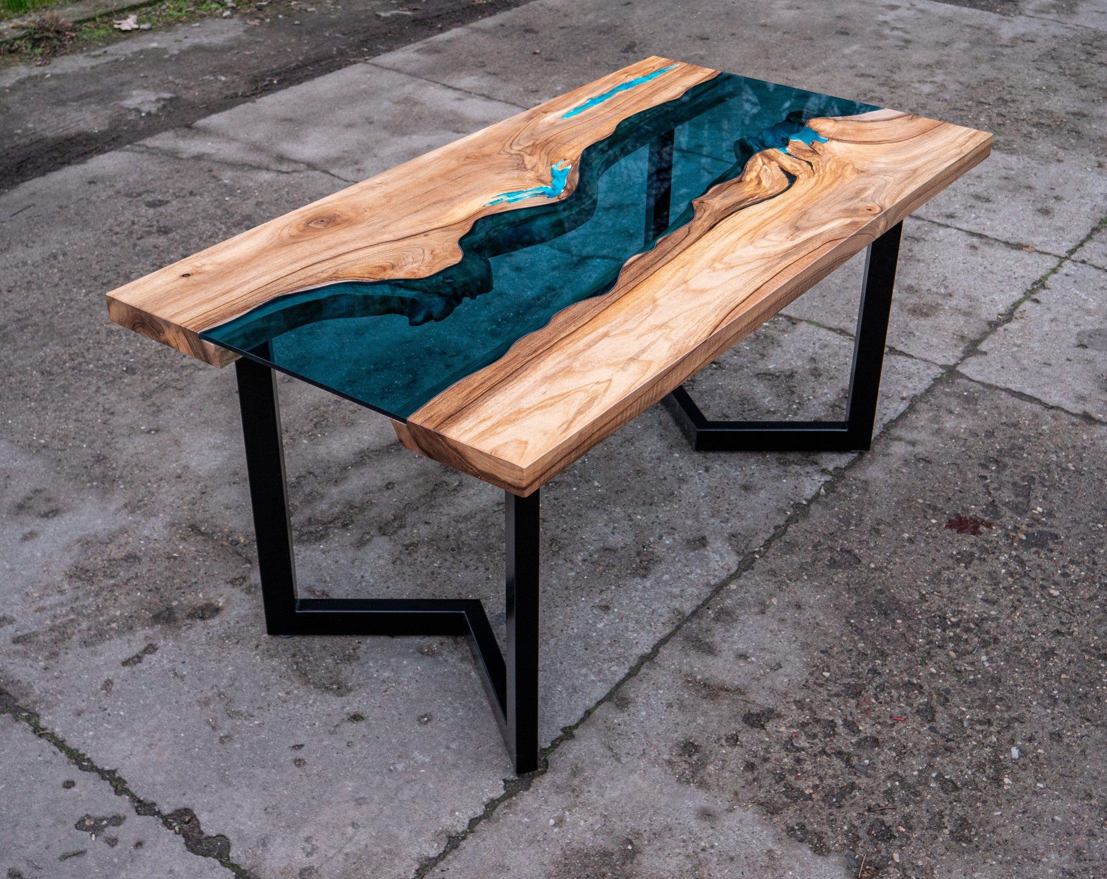 Table basse epoxy