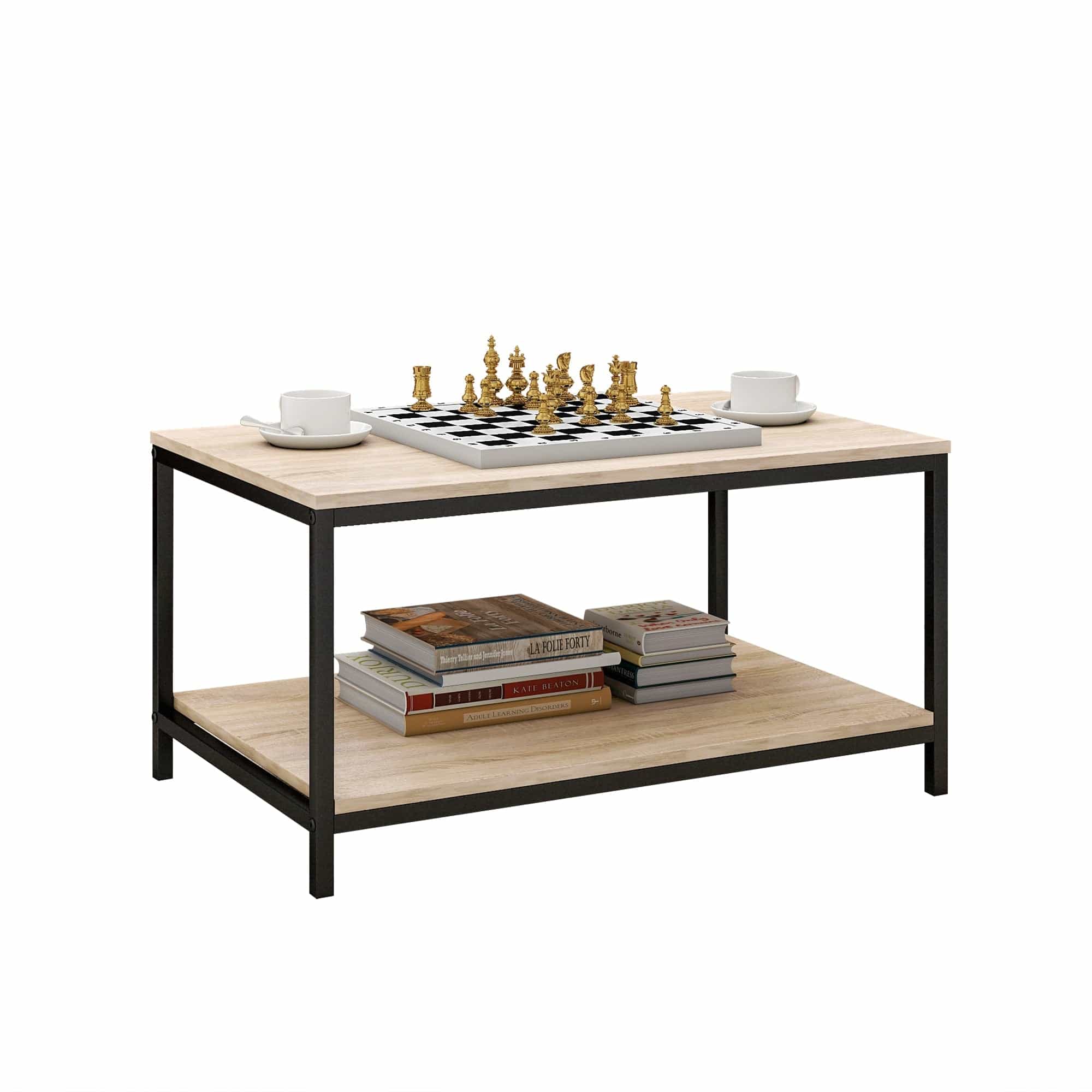 Table basse rectangulaire bois