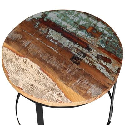 Table basse ronde 2 plateaux