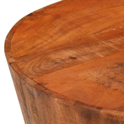 Table basse ronde bois massif