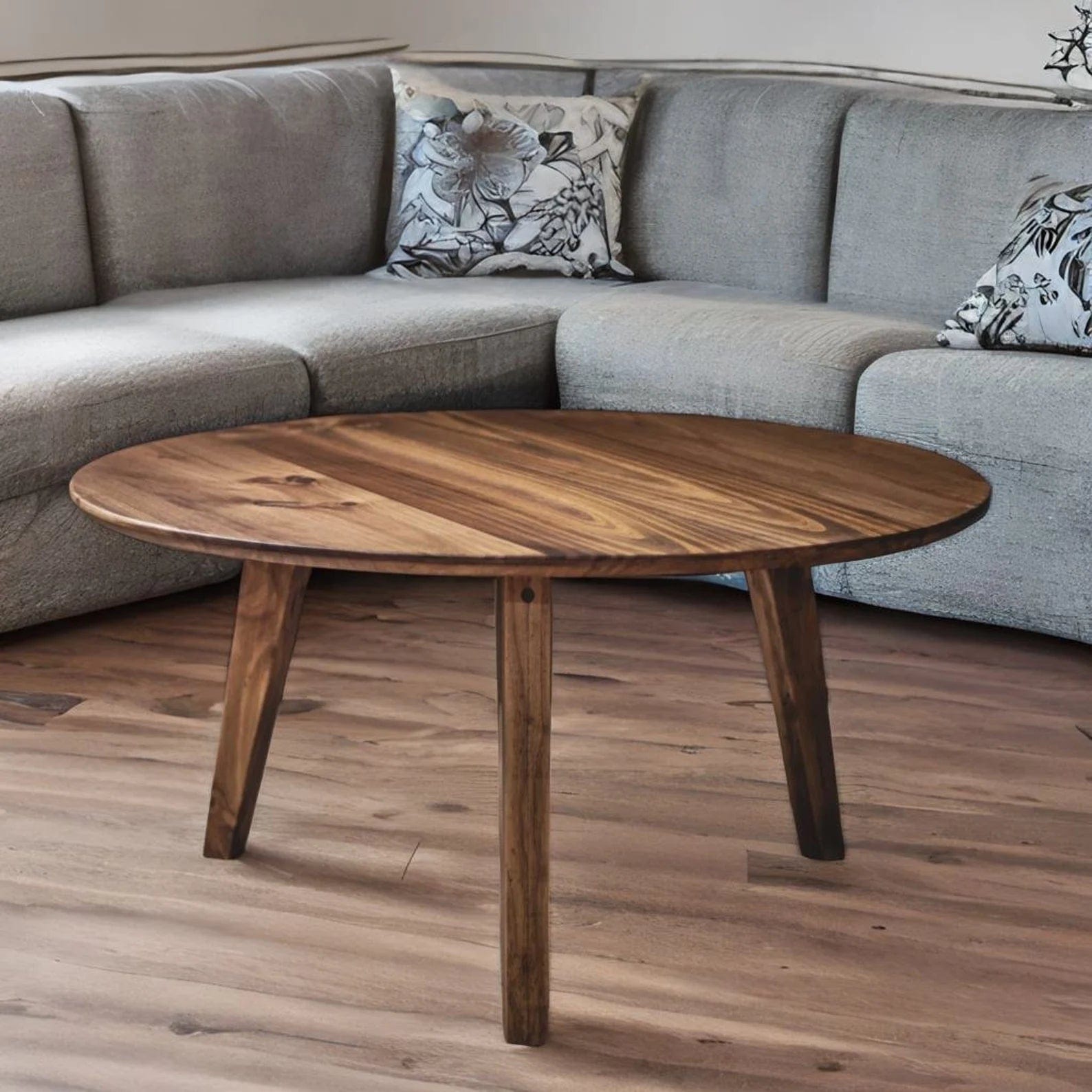 Table basse ronde nordique design