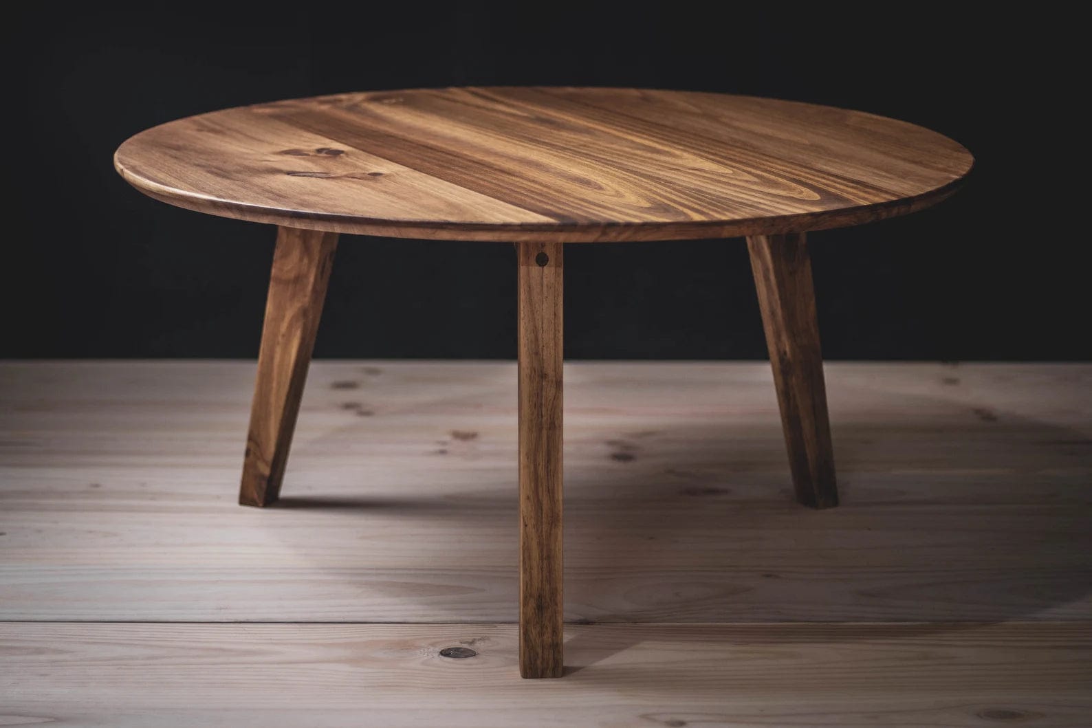 Table basse ronde nordique design