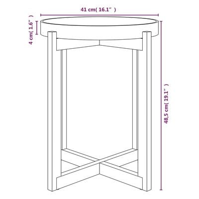 Table basse ronde petite