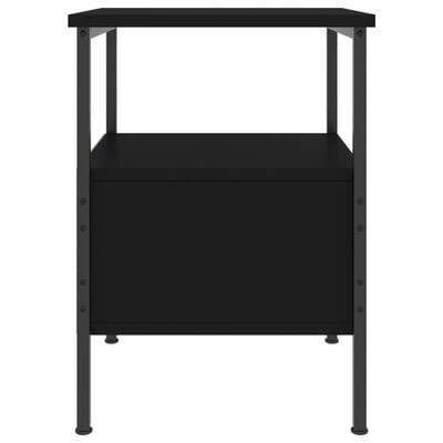 Table chevet noir