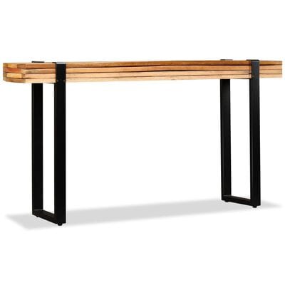 Table console en bois massif