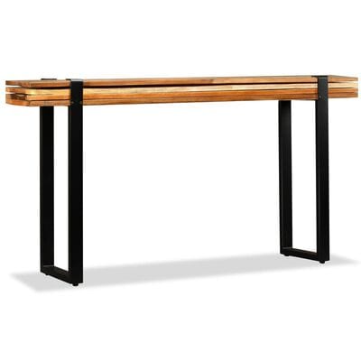 Table console en bois massif