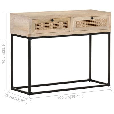 Table console rotin