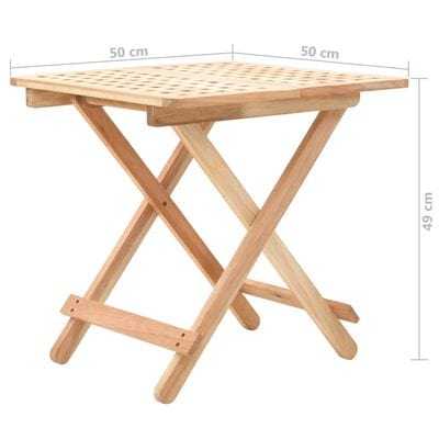 Table d'appoint pliante en bois