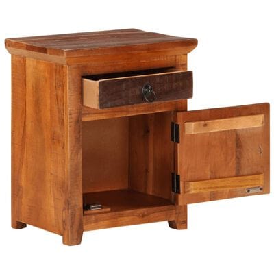 Table de chevet bois recyclé