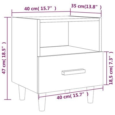 Table de chevet design pas cher