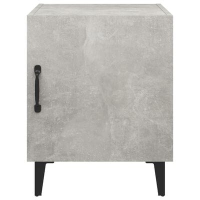 Table de chevet gris clair