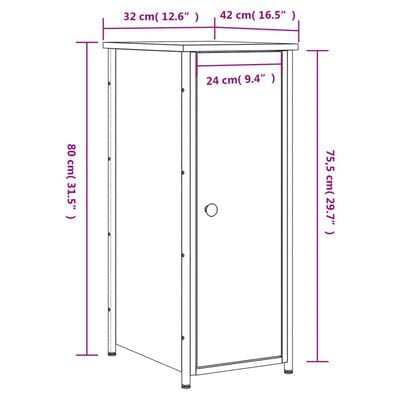 Table de chevet hauteur 80 cm