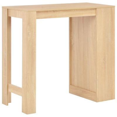 Table de cuisine bar en bois