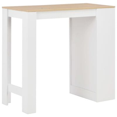 Table de cuisine blanche