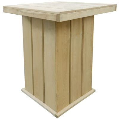 Table en bois de jardin