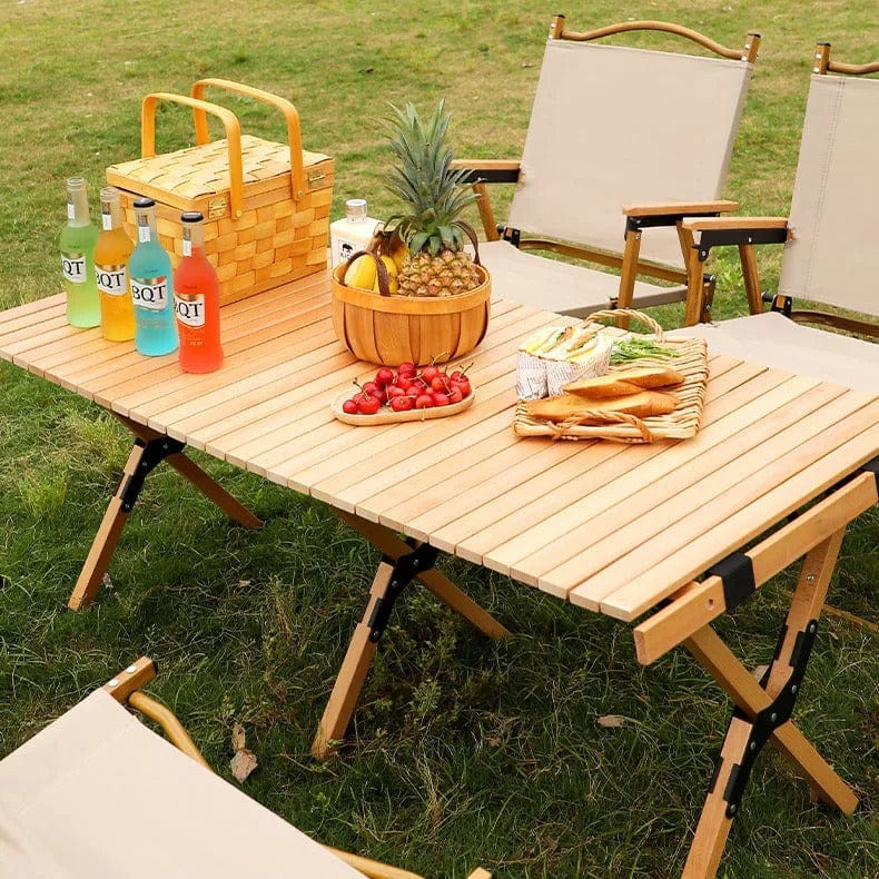 Table en bois exterieur