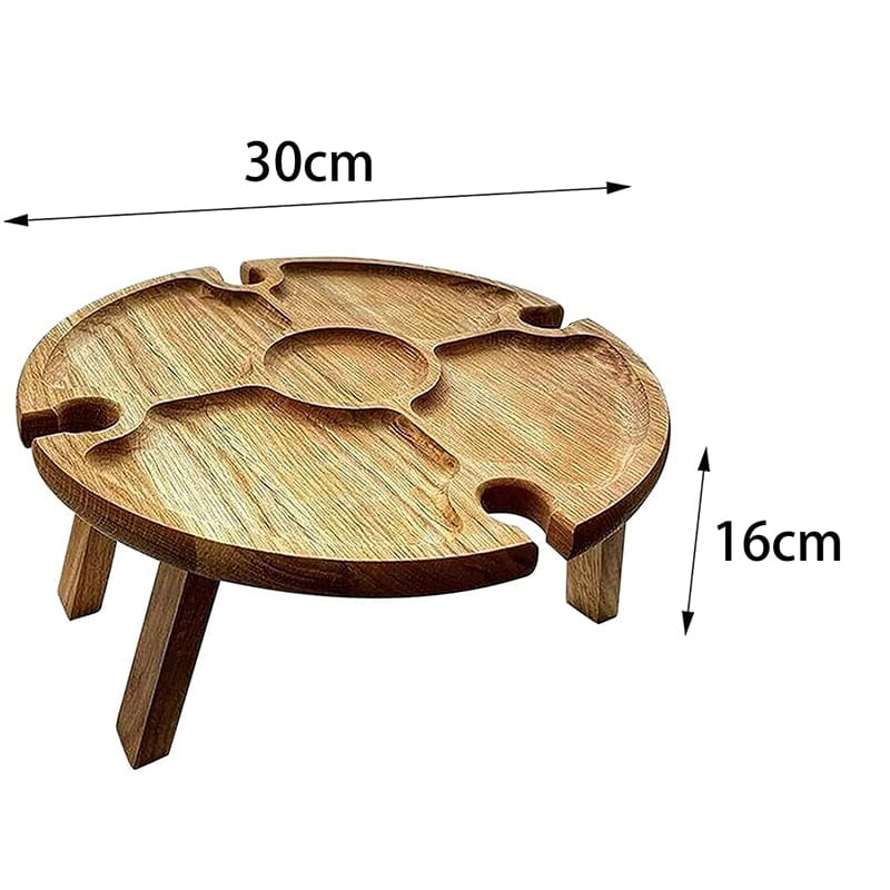 Table en bois pliante