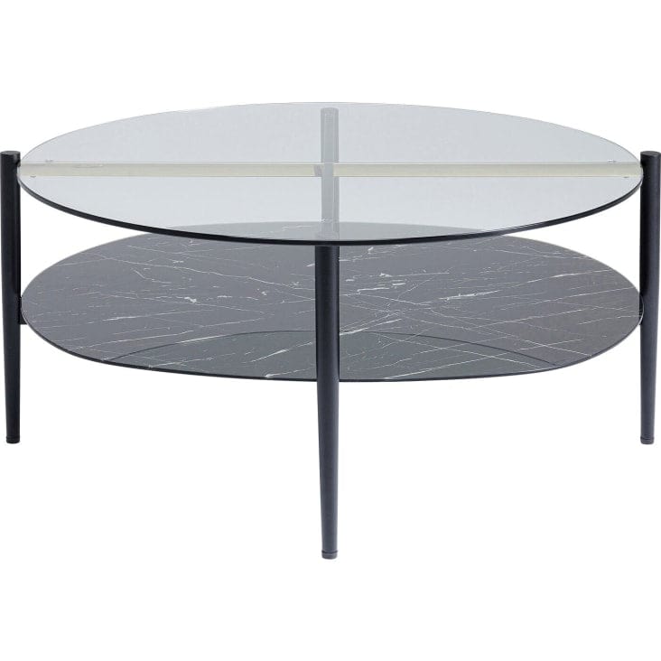Table en marbre ovale