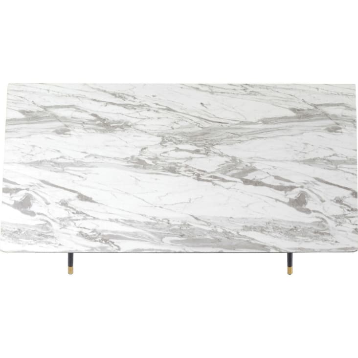 Table imitation marbre