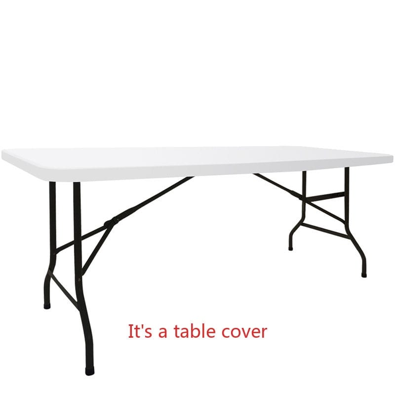 Table pliante avec nape