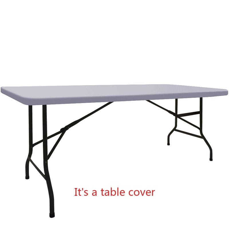 Table pliante avec nape