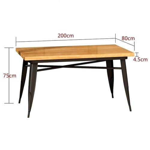 Table rectangulaire bois