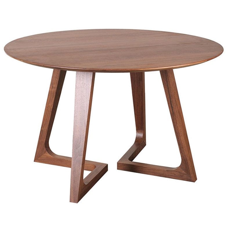 Table ronde en bois