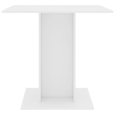 Table salle a manger bois blanc