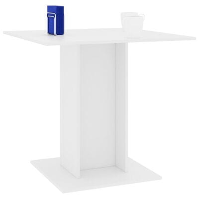 Table salle a manger bois blanc