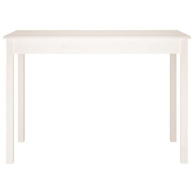 Table salle a manger bois et blanc