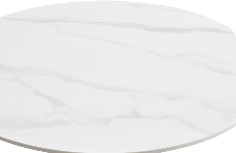 Table tulipe marbre