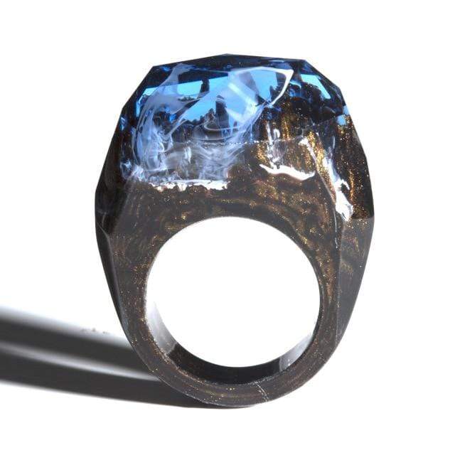 Bijoux d'époxy et bois bleuté - Main Image