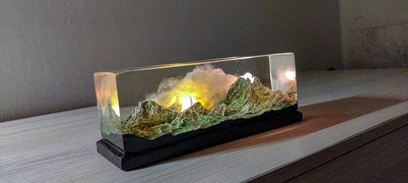 Diorama en résine
