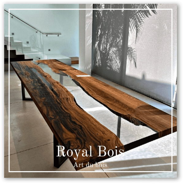 Longue table en époxy 290cm