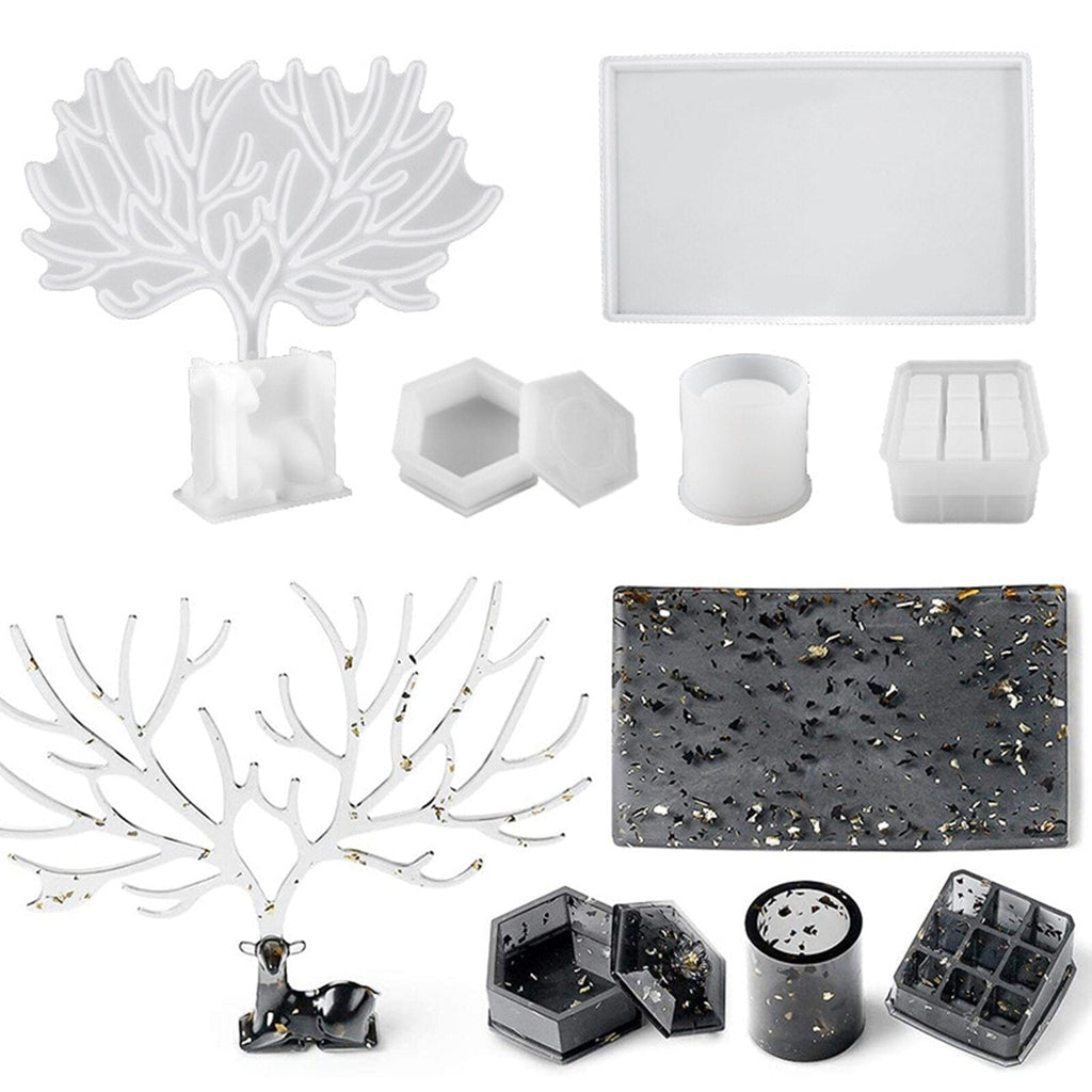 Plateau de rangement en Silicone moule en résine époxy plateau de Plateau de rangement en Silicone moule en résine époxy plateau de