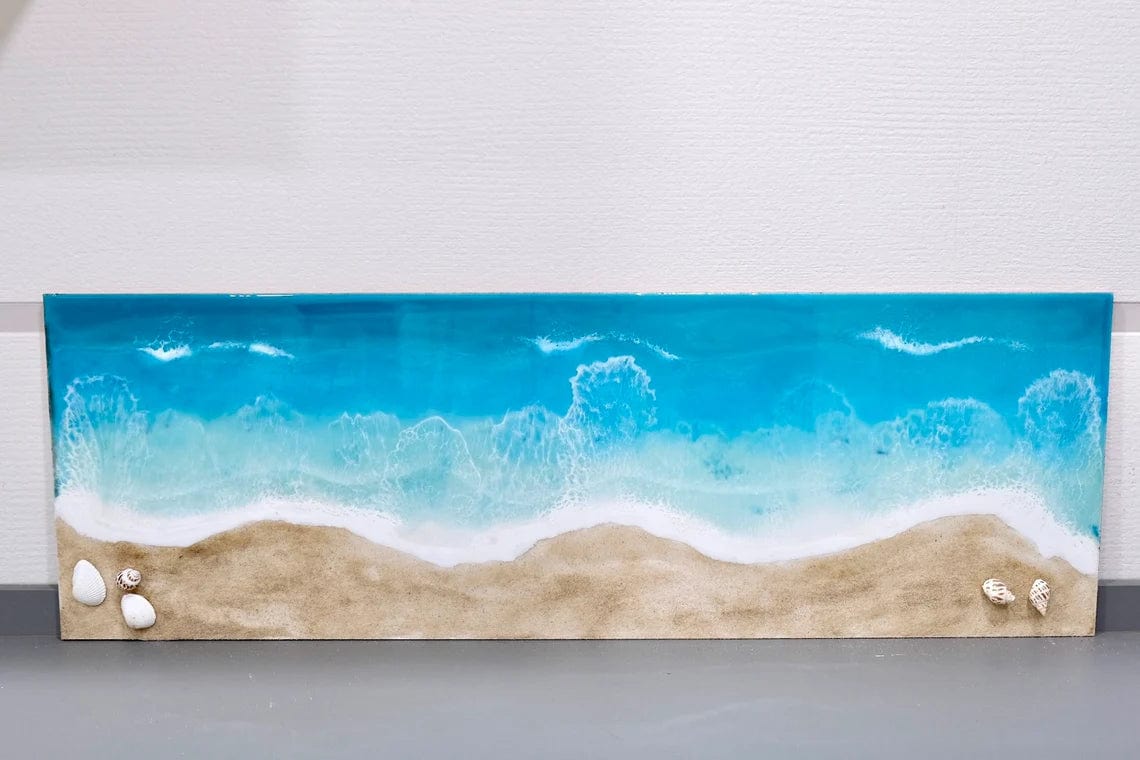 Peinture océan résine