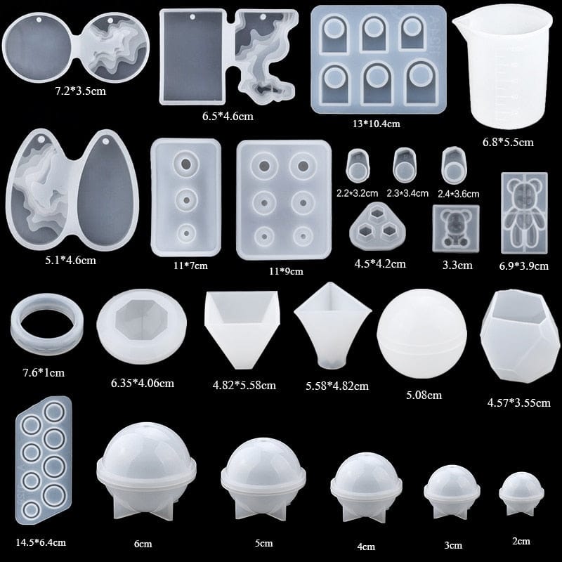 Resine epoxy moules