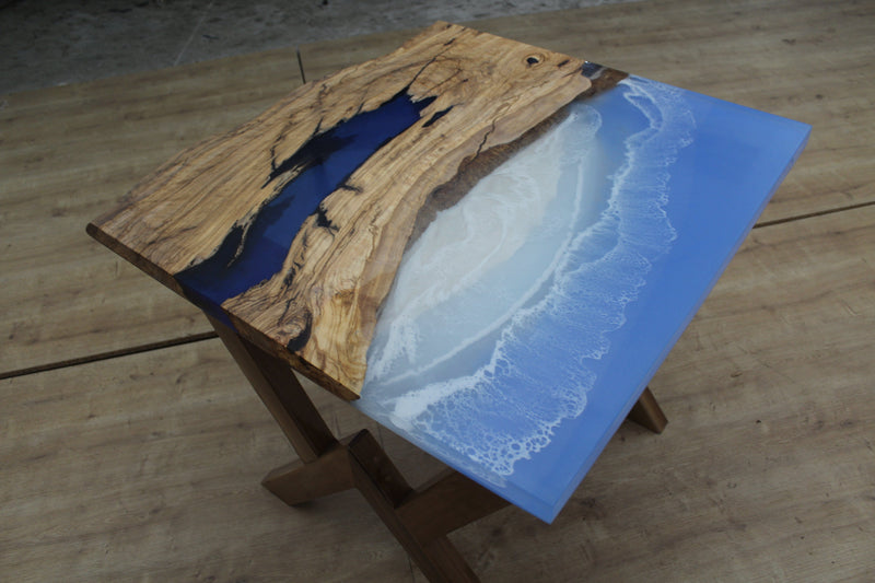 River table bois et résine époxy