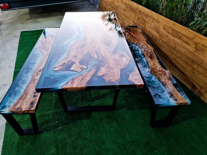 Table ocean en olivier